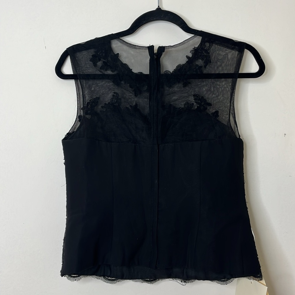 LT Lanting Bride Mesh & Lace High Neck Sleeveless Formal Bustier Top NWT Small - Picture 5 of 10